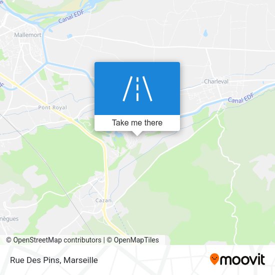 Rue Des Pins map