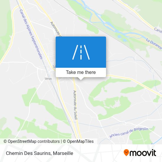 Chemin Des Saurins map