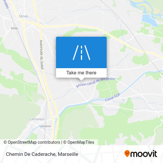 Chemin De Caderache map
