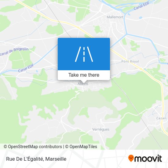 Rue De L'Égalité map
