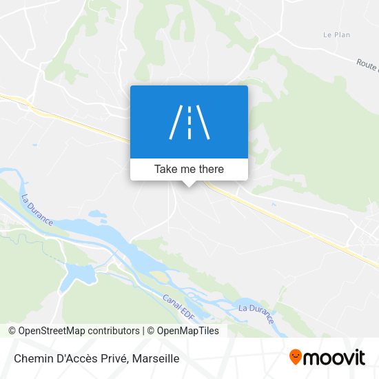 Chemin D'Accès Privé map