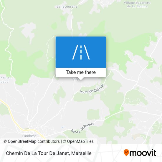 Chemin De La Tour De Janet map