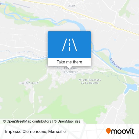 Impasse Clemenceau map