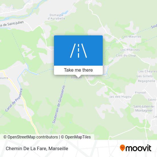 Chemin De La Fare map