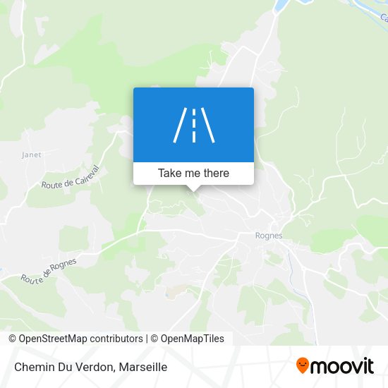 Chemin Du Verdon map