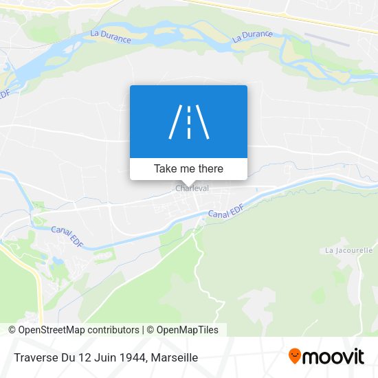 Traverse Du 12 Juin 1944 map