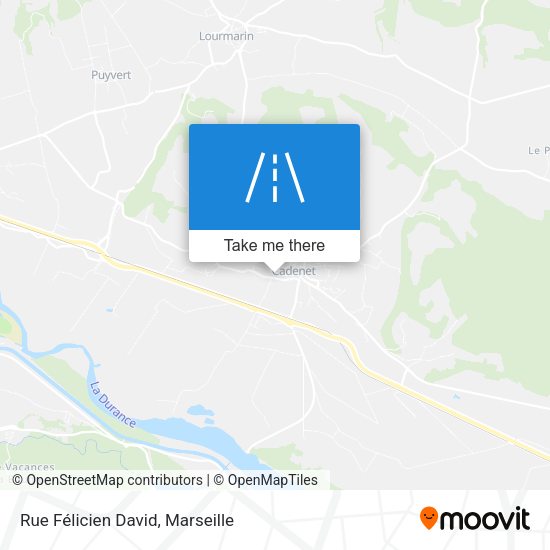 Rue Félicien David map