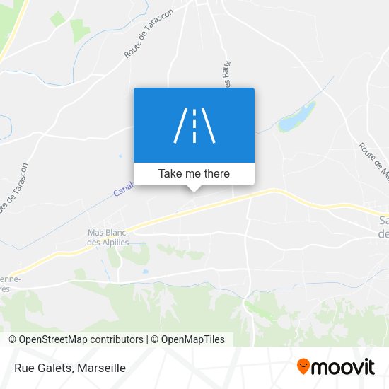 Rue Galets map