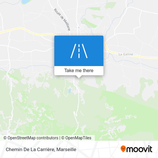 Chemin De La Carrière map
