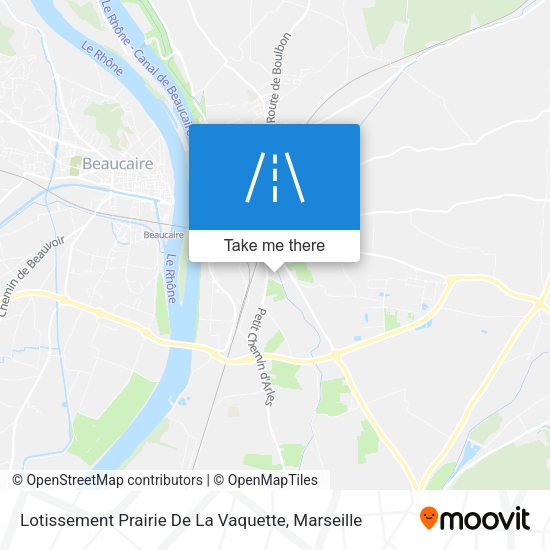 Lotissement Prairie De La Vaquette map