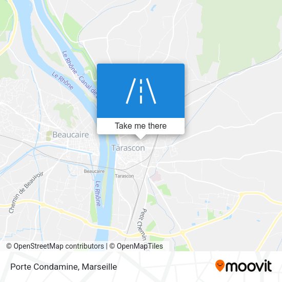 Porte Condamine map