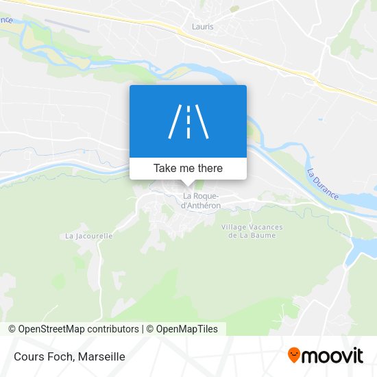 Cours Foch map
