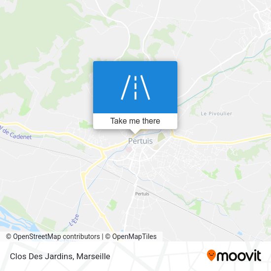 Clos Des Jardins map