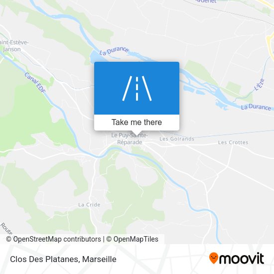 Clos Des Platanes map