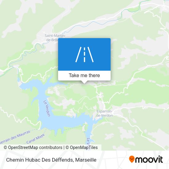 Chemin Hubac Des Déffends map