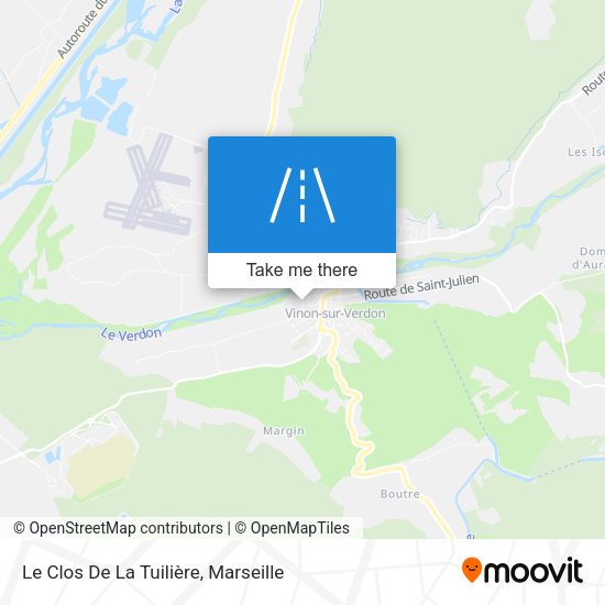 Le Clos De La Tuilière map
