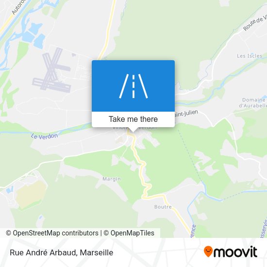 Rue André Arbaud map