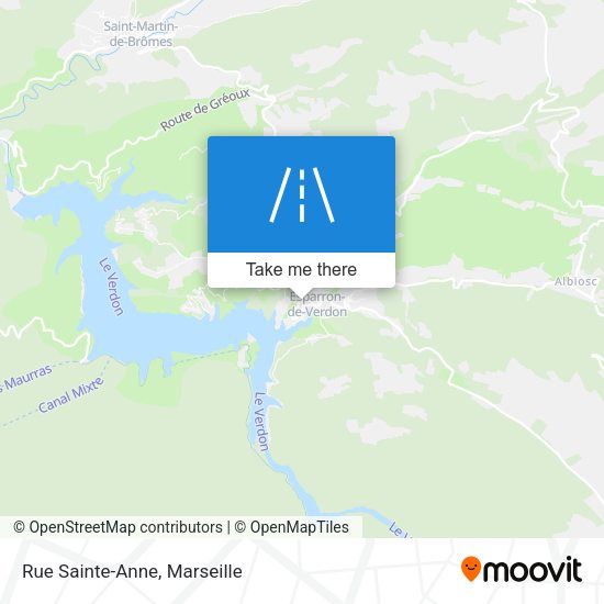 Rue Sainte-Anne map
