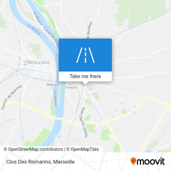 Clos Des Romarins map