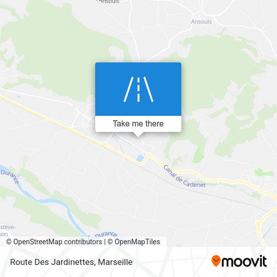 Route Des Jardinettes map