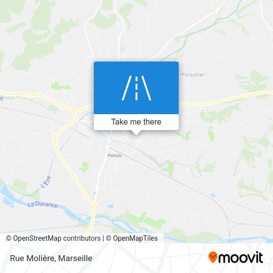 Rue Molière map