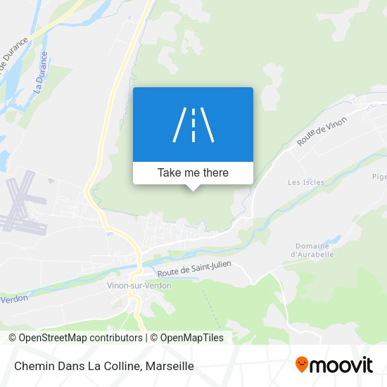 Chemin Dans La Colline map