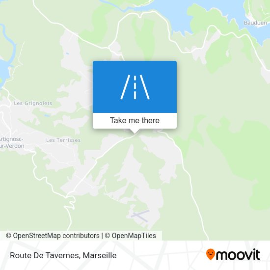 Route De Tavernes map