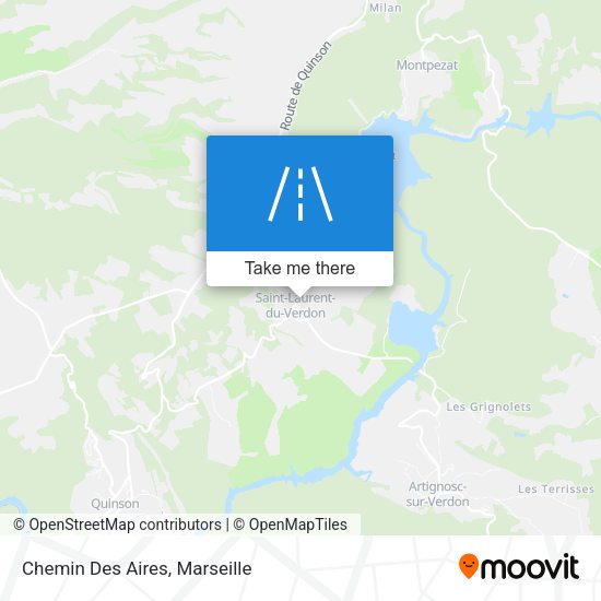 Chemin Des Aires map