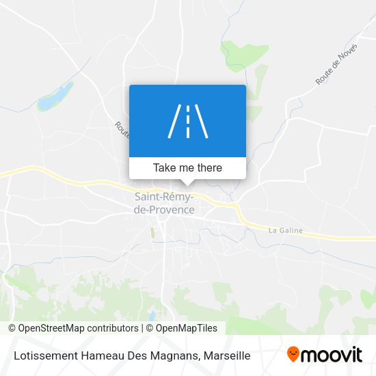 Lotissement Hameau Des Magnans map