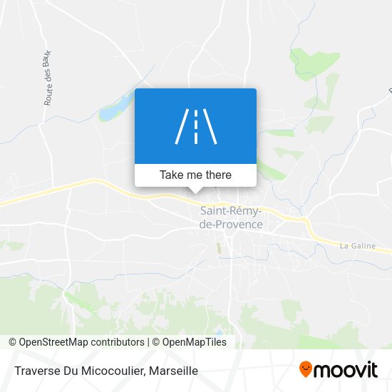 Traverse Du Micocoulier map