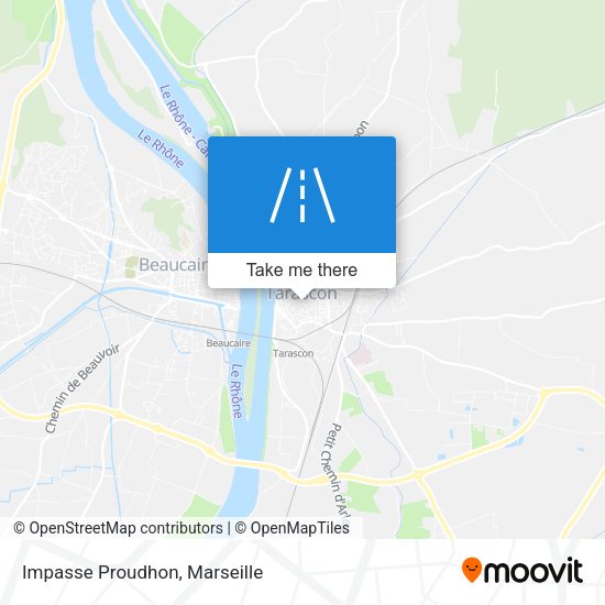 Impasse Proudhon map