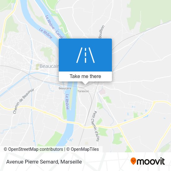 Avenue Pierre Semard map
