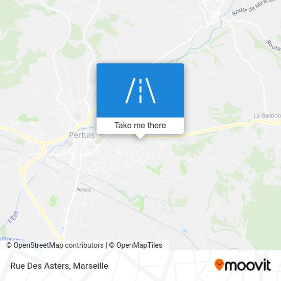 Rue Des Asters map