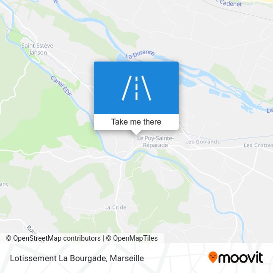 Lotissement La Bourgade map
