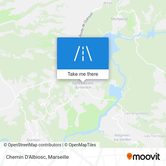 Chemin D'Albiosc map