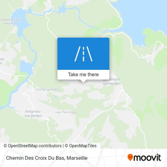 Chemin Des Croix Du Bas map
