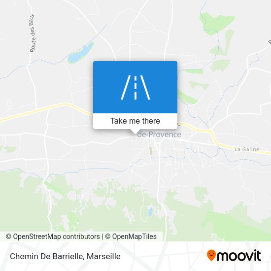 Chemin De Barrielle map
