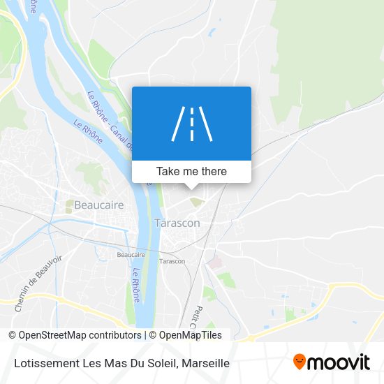 Lotissement Les Mas Du Soleil map