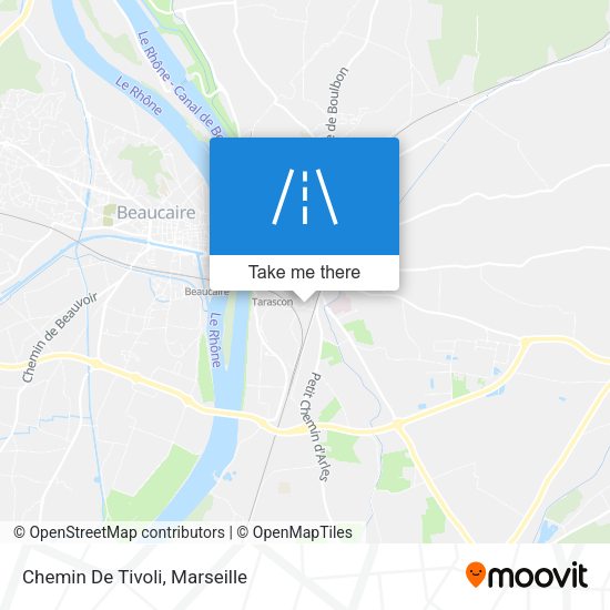 Chemin De Tivoli map