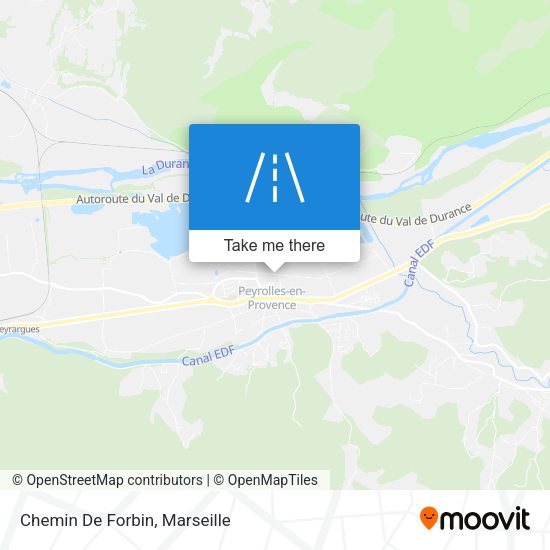 Chemin De Forbin map