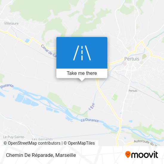 Chemin De Réparade map