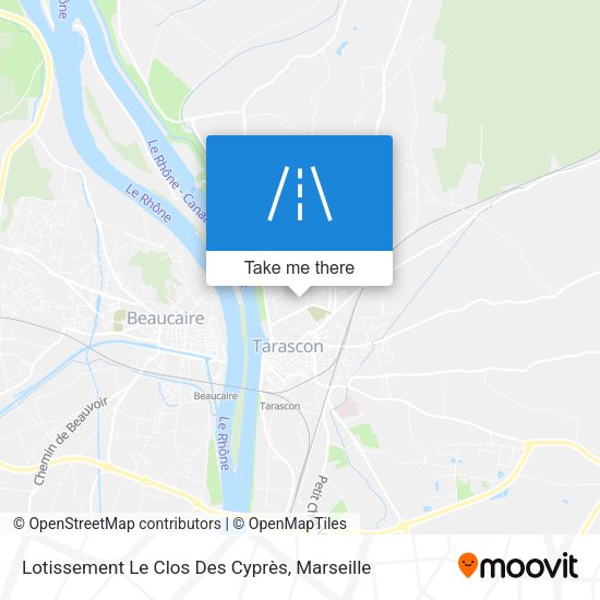 Lotissement Le Clos Des Cyprès map