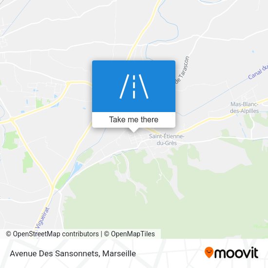 Avenue Des Sansonnets map