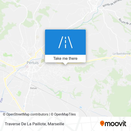 Traverse De La Paillote map