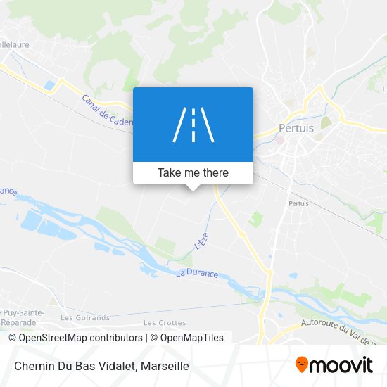 Chemin Du Bas Vidalet map