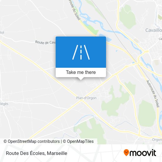 Route Des Écoles map