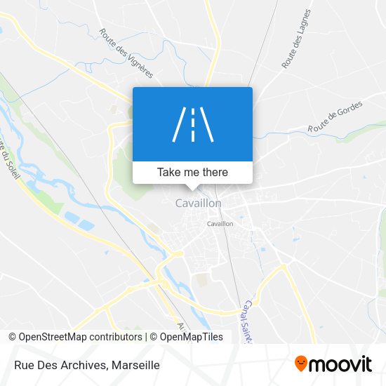 Rue Des Archives map