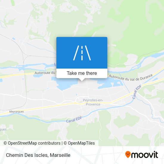 Chemin Des Iscles map