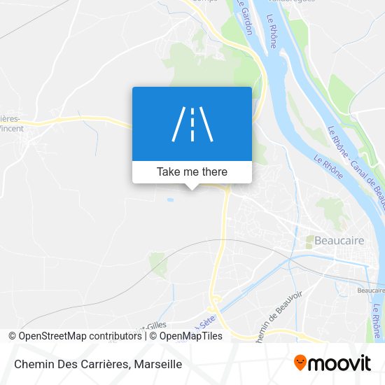 Chemin Des Carrières map