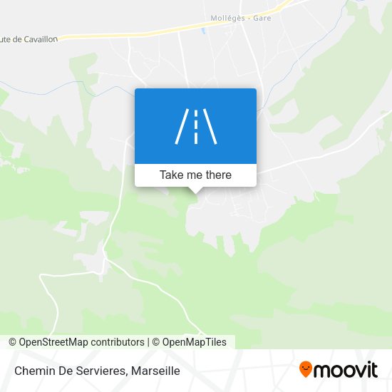 Chemin De Servieres map